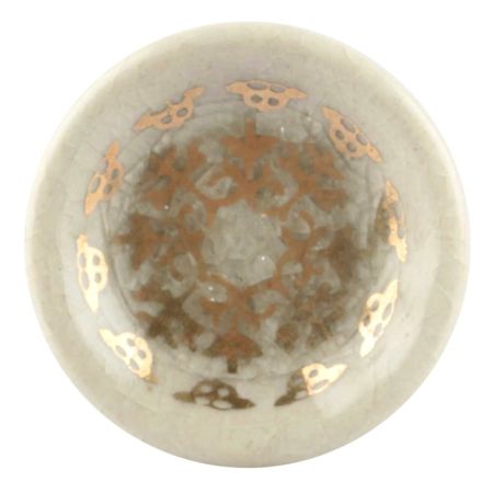 Golden Crackle Ceramic Dresser Knob Online